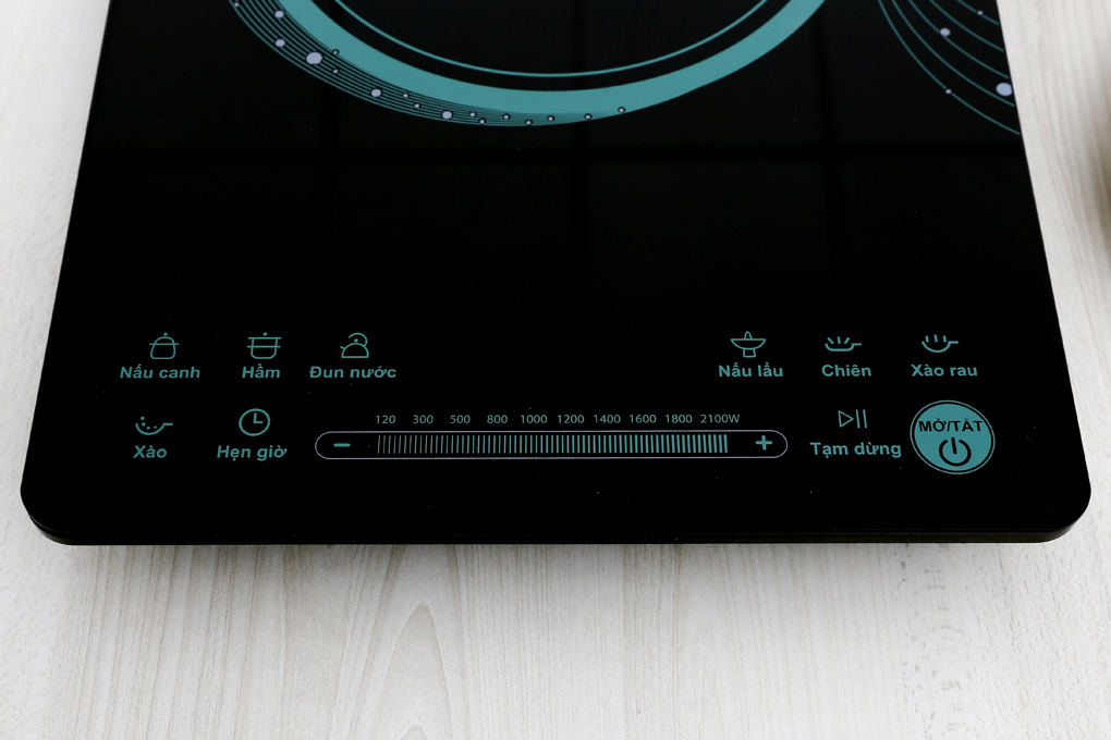 Bếp từ Midea MI-T2117DB Màu Đen
