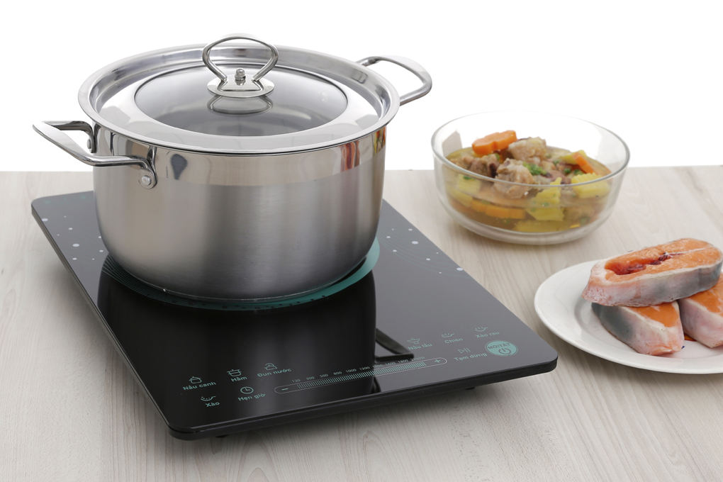 Bếp từ Midea MI-T2117DB Màu Đen