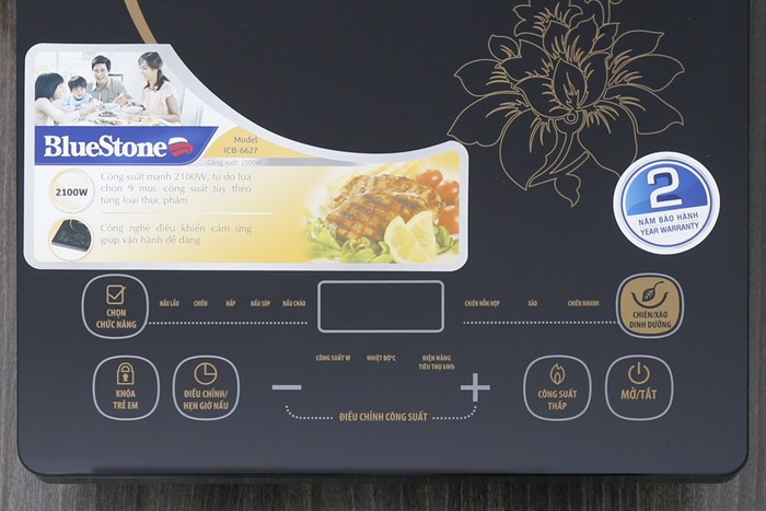 Bếp từ BlueStone ICB-6627 Màu Đen