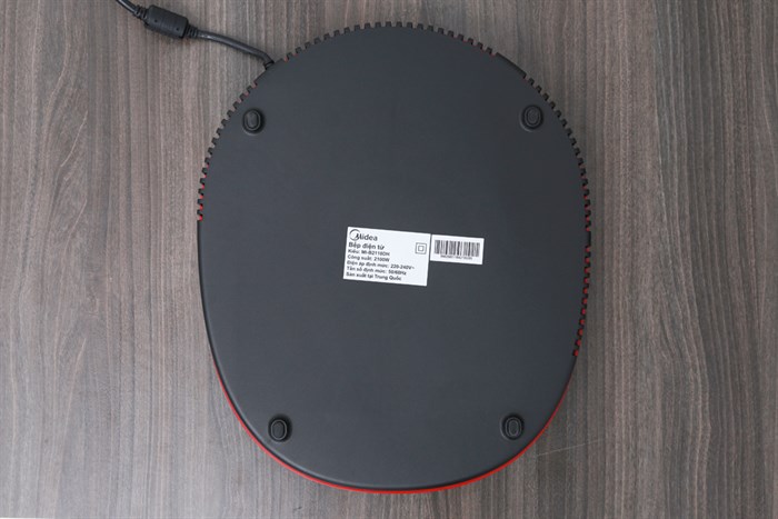 Bếp từ Midea MI-B2118DH Màu Đen - Đỏ