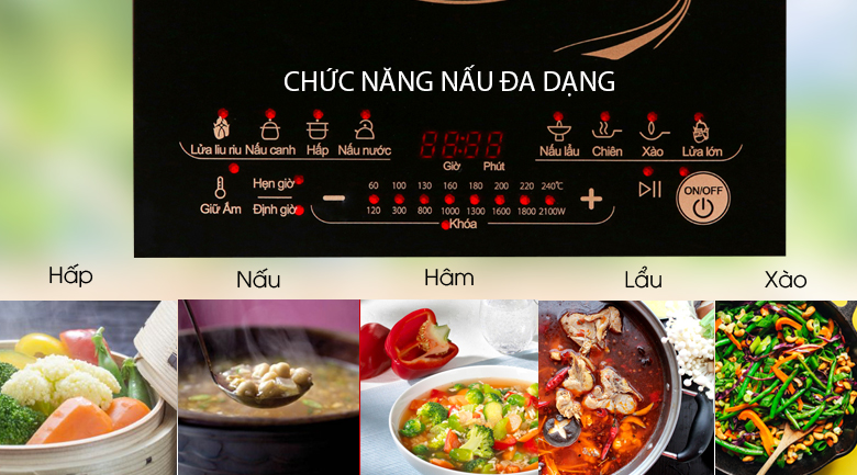 Bếp từ Midea MI-T2117DE