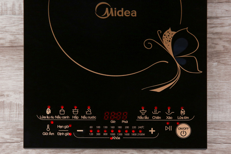 Dễ dùng - Bếp điện từ Midea MI-T2117DE