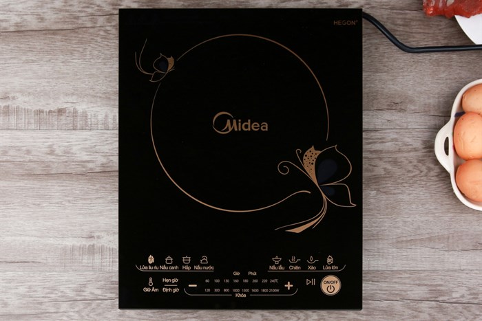 Bếp từ Midea MI-T2117DE Màu Đen