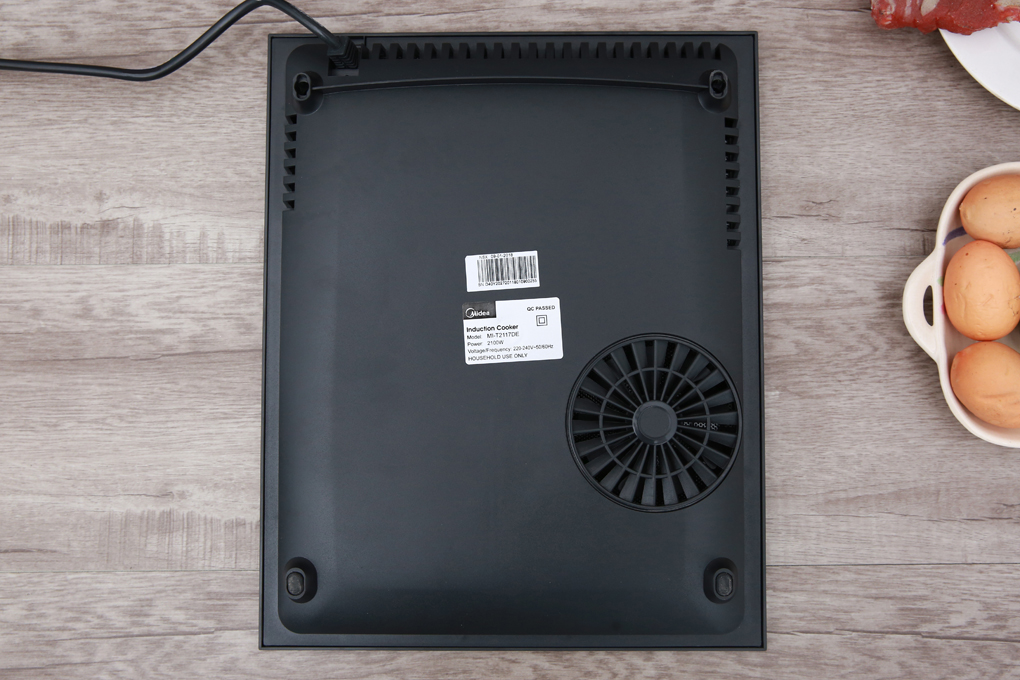 Bếp từ Midea MI-T2117DE Màu Đen