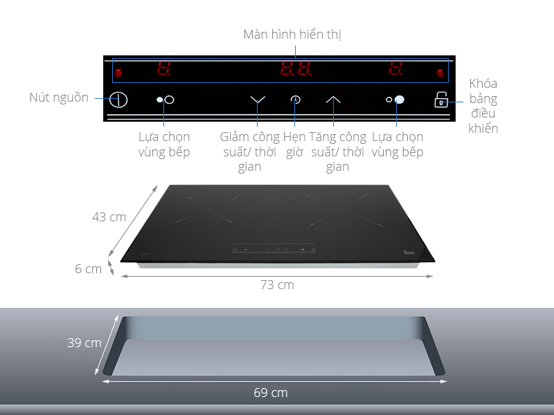 Bếp từ đôi TEKA IR 721 SR