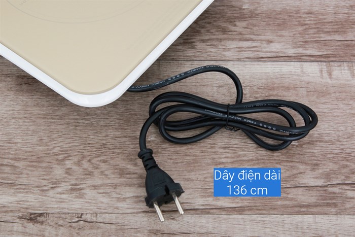 Bếp từ Sunhouse Mama SHD6868 Màu Trắng - Vàng