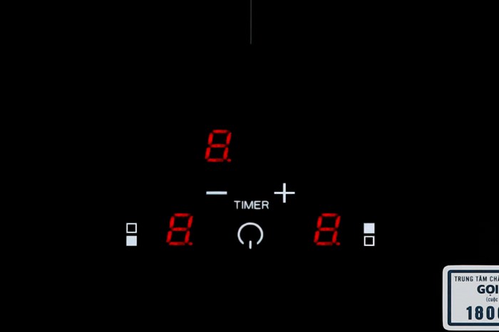 Bếp từ đôi lắp âm Malloca MDI 302 Màu Đen