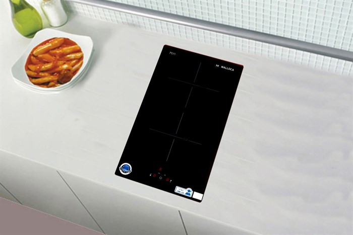 Bếp từ đôi lắp âm Malloca MDI 302 Màu Đen