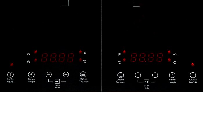 Bếp từ đôi TEKA DS3502-P Màu Đen