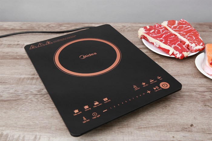 Bếp từ Midea MI-T2120DC Màu Đen