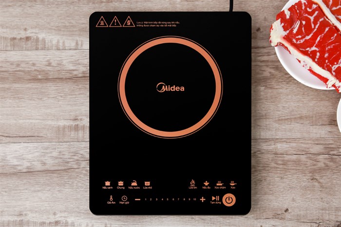 Bếp từ Midea MI-T2120DC Màu Đen