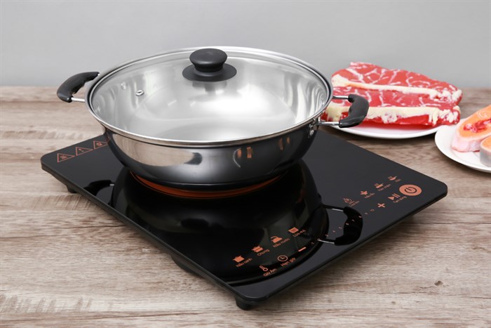 Bếp từ Midea MI-T2120DC Màu Đen