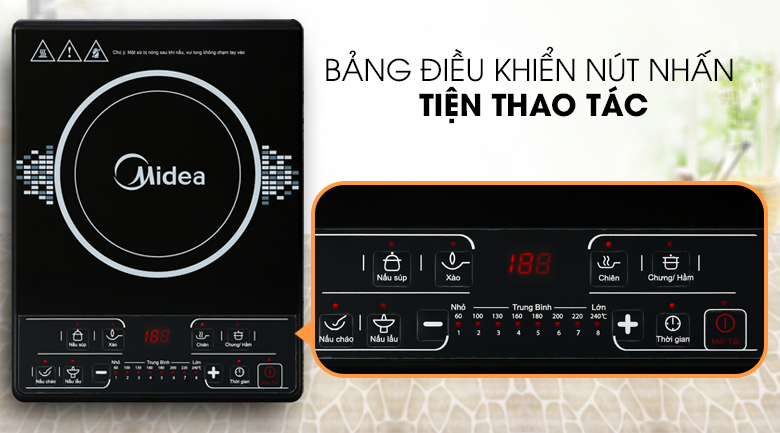 Bếp từ Midea MI-B1920DM (Ảnh 4)