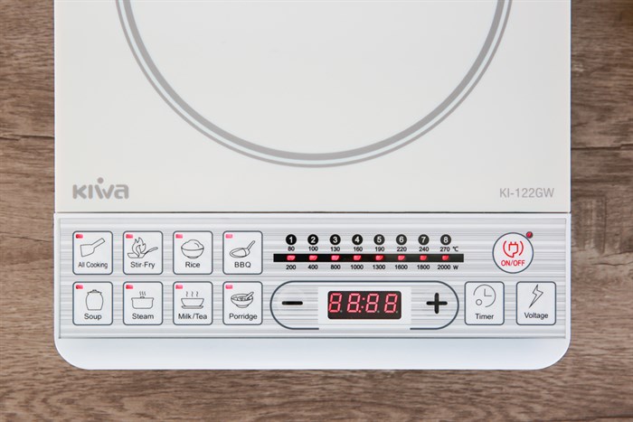 Bếp từ Kiwa KI-122GW Màu Trắng