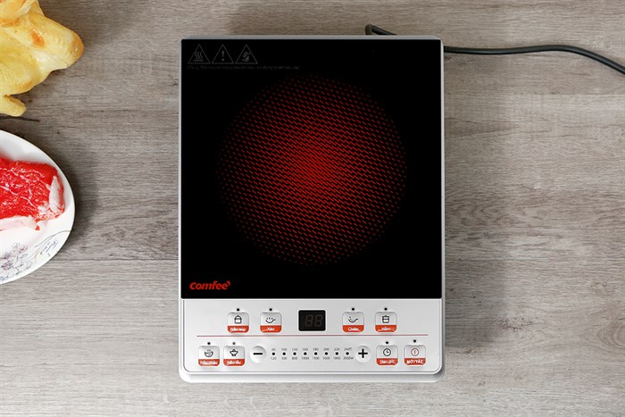 Bếp từ đơn Comfee CI-BD2020B 2000W Màu Trắng - Đen