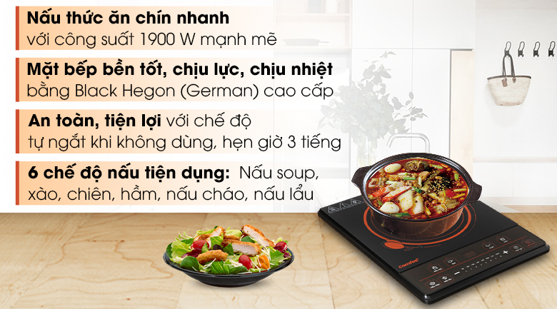 Bếp điện từ Comfee CI-BD1920C