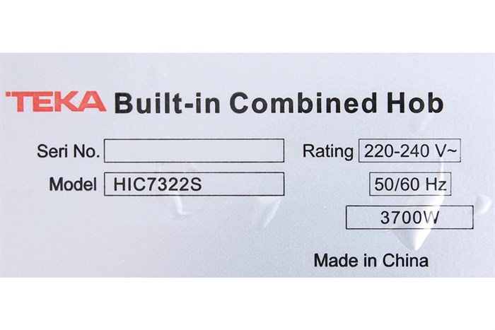 Bếp từ hồng ngoại lắp âm TEKA HIC7322S Màu Đen