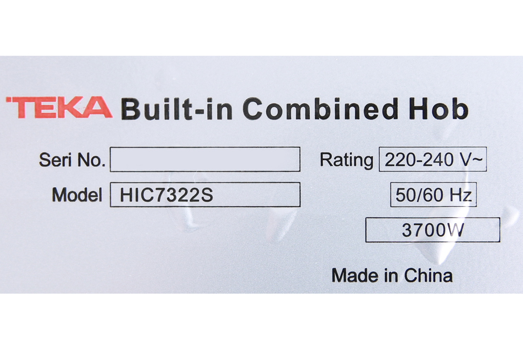 Bếp từ hồng ngoại lắp âm TEKA HIC7322S Màu Đen