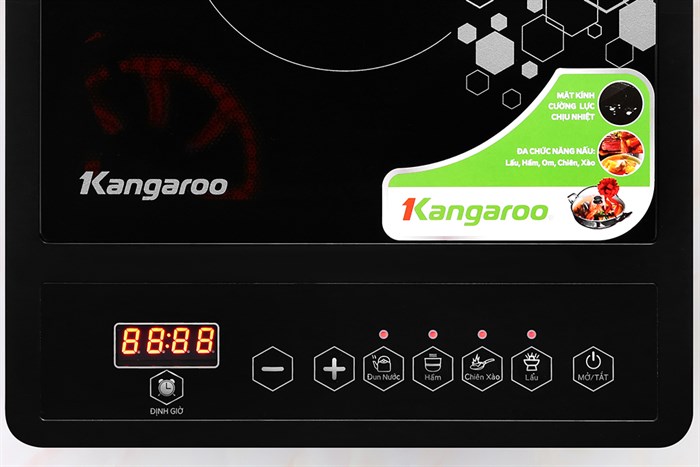 Bếp từ đơn Kangaroo KG15IC1 1800W Màu Đen