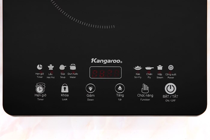 Bếp từ đơn Kangaroo KG18IH2 2000W Màu Đen