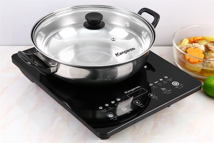 Bếp từ đơn Kangaroo KG18IH2 2000W Màu Đen