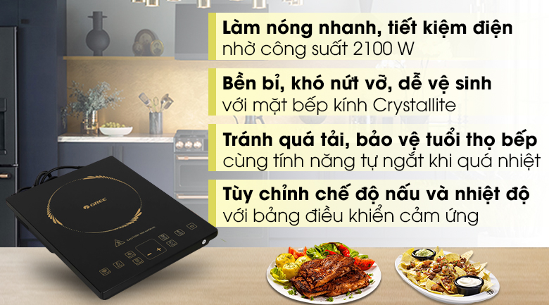 Bếp từ Gree GCWK-2172a