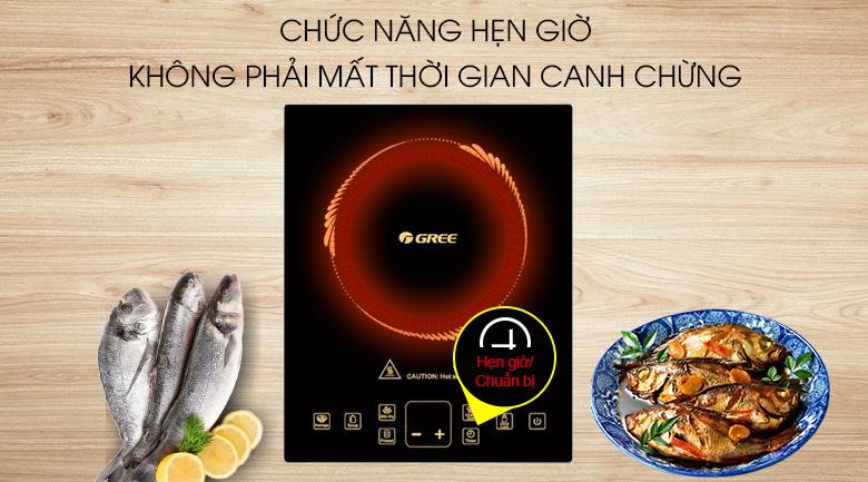 Hẹn giờ - Bếp điện từ Gree GCWK-2172a