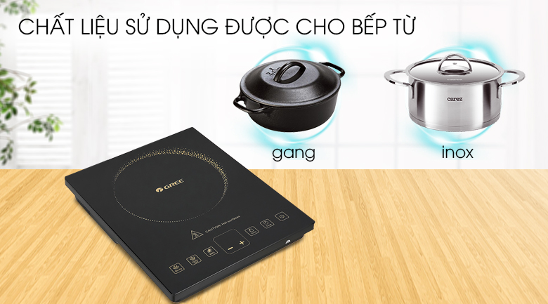 Kén nồi - Bếp điện từ Gree GCWK-21XSFa