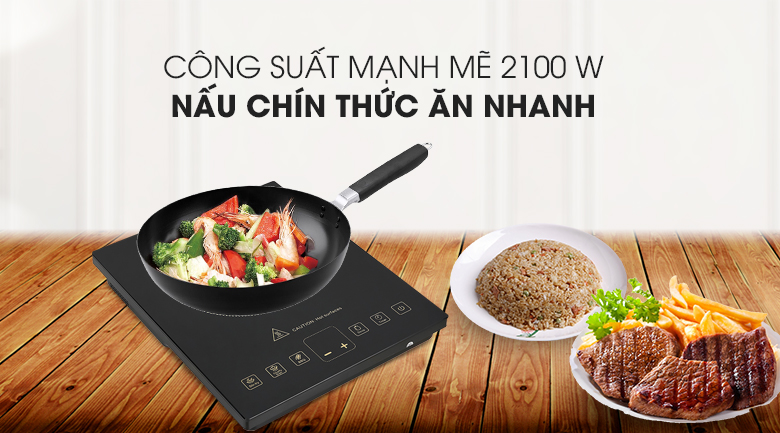 Đun nấu nhanh - Bếp điện từ Gree GCWK-21XSFa