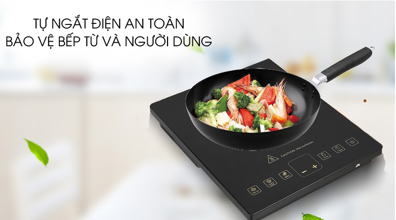 Tự ngắt an toàn - Bếp điện từ Gree GCWK-21XSFa