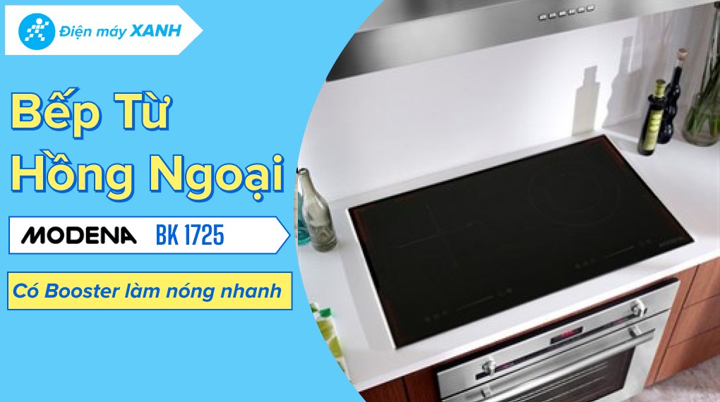 Bếp từ hồng ngoại lắp âm Modena BK 1725
