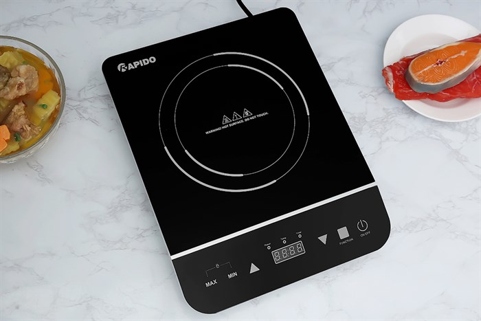 Bếp từ Rapido RI2000ES Màu Đen