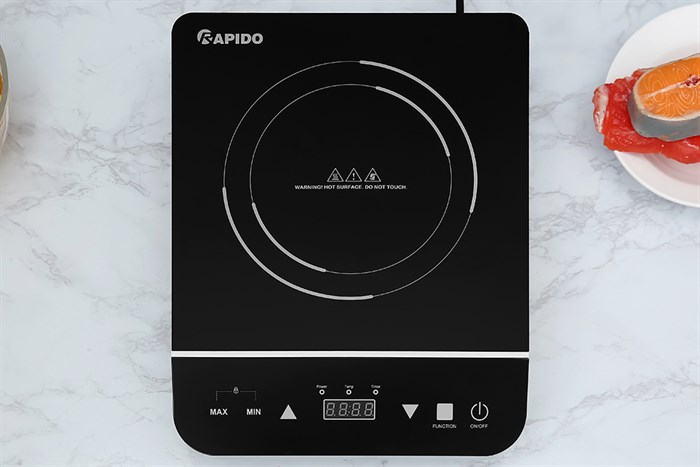 Bếp từ Rapido RI2000ES Màu Đen