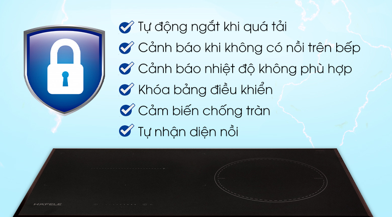 Bếp từ 3 vùng nấu Hafele HC-IF77A (536.61.555)