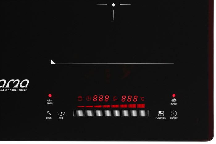 Bếp từ đôi âm Sunhouse MMB9201DIH 3600W Màu Đen