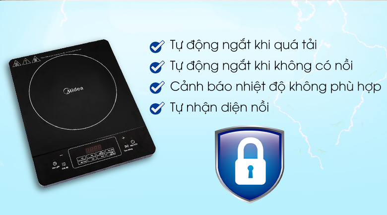 Bếp từ Midea MI-T2120DG