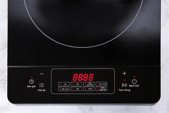 Bếp từ Midea MI-T2120DG Màu Đen