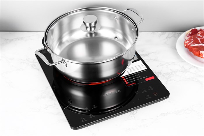 Bếp từ đơn Toshiba IC-20S1PV 2000W Màu Đen