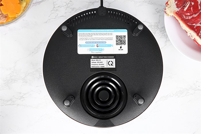 Bếp từ Mishio MK-218 Màu Trắng - Đen