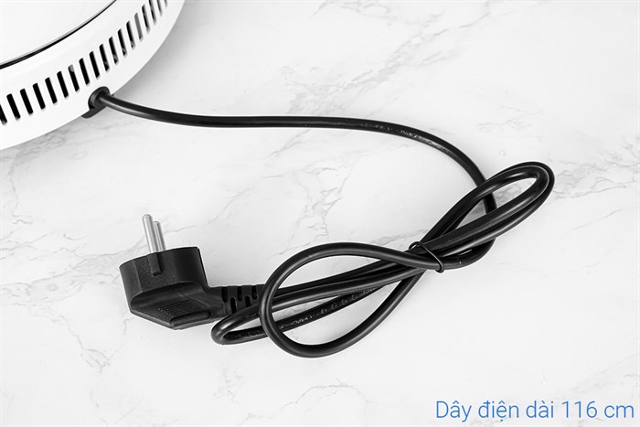 Bếp từ Mishio MK-218 Màu Trắng - Đen