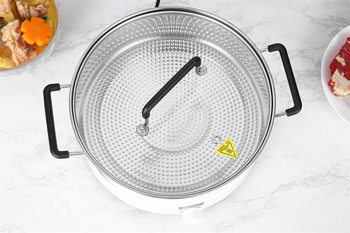 Bếp từ Mishio MK-218 Màu Trắng - Đen