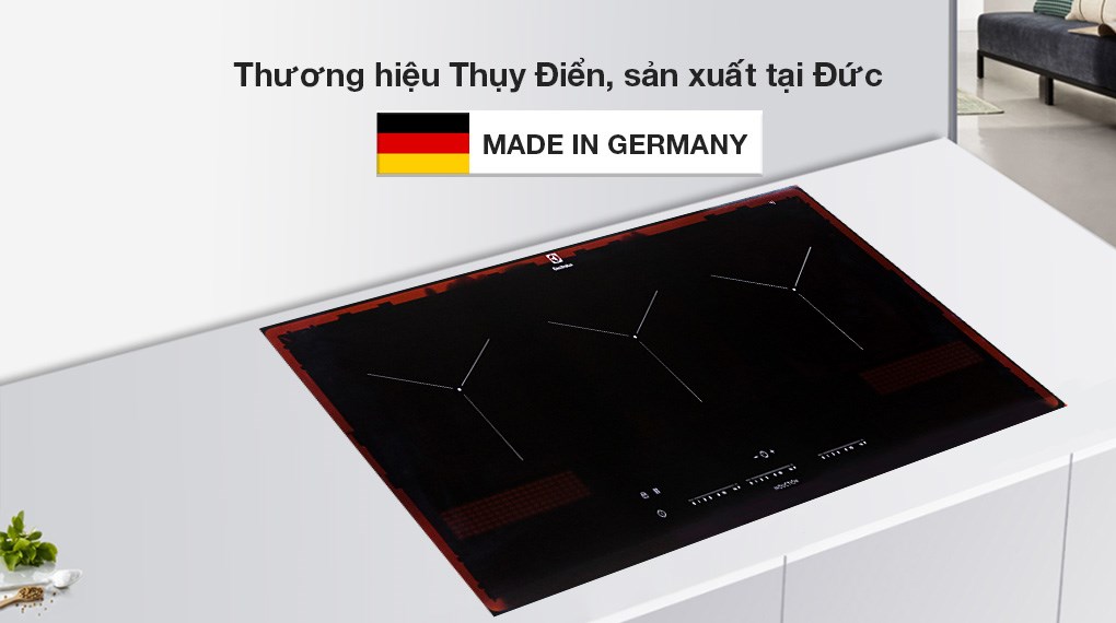 Bếp từ 3 vùng nấu lắp âm Electrolux EIT913