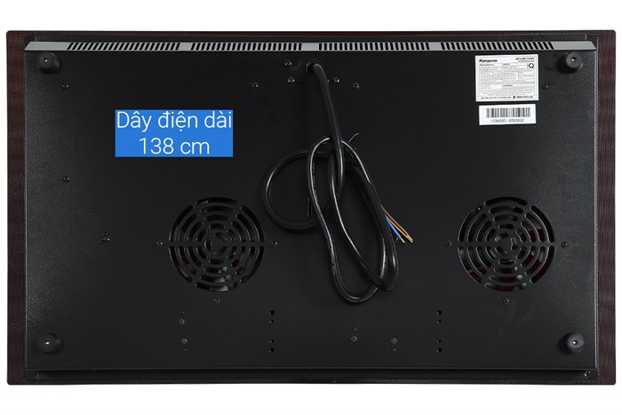 Bếp từ đôi lắp âm Kangaroo KG851i Màu Đen