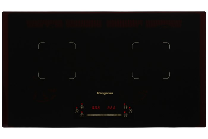 Bếp từ đôi lắp âm Kangaroo KG851i Màu Đen