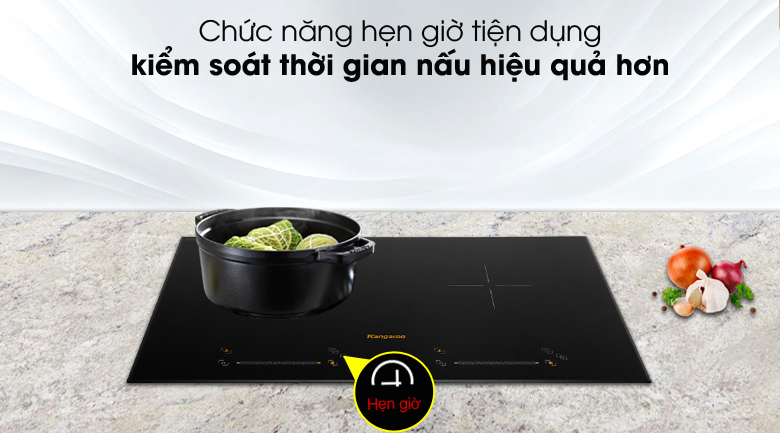 Bếp từ đôi âm Kangaroo KG856i 4000W