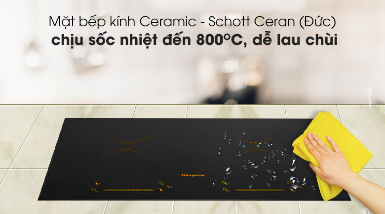 Mặt bếp kính Ceramic - Schott Ceran (Đức) cao cấp
