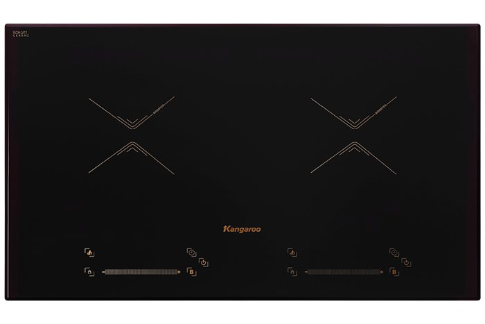 Bếp từ đôi lắp âm Kangaroo KG859i Màu Đen