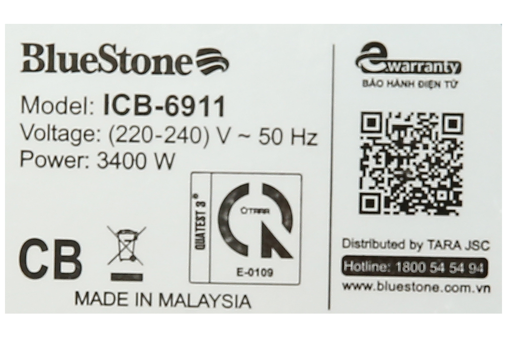 Bếp từ hồng ngoại lắp âm BlueStone ICB-6911 - 10