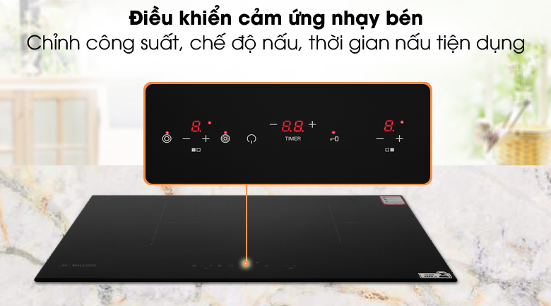 Dễ dùng - Bếp điện từ hồng ngoại Malloca MIR 772