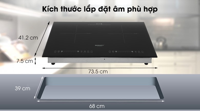 Bếp điện từ hồng ngoại Sanaky SNK-IHW44A
